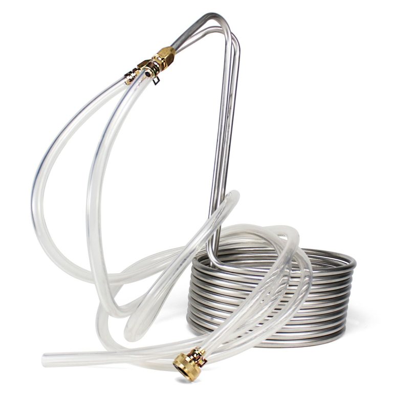 Silver Serpent Stainless Steel Immersion Wort Chiller Silver Serpent Stainless Steel Immersion Wort Chiller